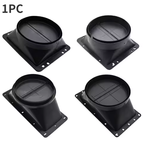 1PCS Range Hood Check Valve Exhaust Flue Pipe Base Odor Control Check Anti Smoke For Range Hood