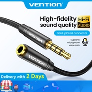 Vention 3.5mm Audio Extension Cable, Male to Female AUX Jack Cable Supports Stereo Audio and Microph