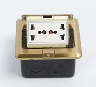 Universal UK SG MY US Thi Phi Pop-up Table Socket 2 Outlets 15A 2500W Hidden Embedded Sockets Office