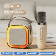 Mini Karaoke Wireless Audio Speaker Bluetooth Microphone Portable Home KTV Karaoke Machine k12