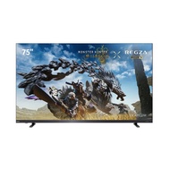 [จัดส่งพร้อมเชื่อมต่อสัญญาณ]TOSHIBA ทีวีมินิแอลอีดี 75 นิ้ว (4K MINI LED VIDAA) 75Z770RP จัดส่งโดย H