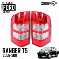 เสื้อไฟท้าย รุ่น ฟอร์ด เรนเจอร์ FORD RANGER T5 ปี 2006 - 2011 สีแดง 1 คู่ ไม่รวมชุดหลอดไฟ และสายไฟ