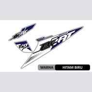 STRIPING TRANSPARAN BEAT KARBU V2 2008 2009 2010 2011 2012 STICKER STIKER SKOTLET MOTOR BEAT KARBU R