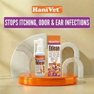 READY STOCK MY 🇲🇾 HaniVet Eklean 50ml Ear Cleaner Kucing Anjing | Pencuci Telinga Anti Gatal Hama Wa