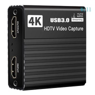 Will Video Capture Card Box 4K HDTV USB3 0 HDTV 1080P 60fps Video Grabber Live Record