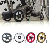 TENOL -light Folding bike Wheels Refit for Brompton Pushing Folded Transport EZ Wheels