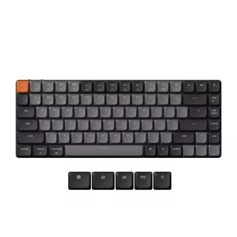 Keychron K3 V3 QMK Wireless Custom Mechanical Keyboard Low Profile Switch Double-Shot PBT Keycap