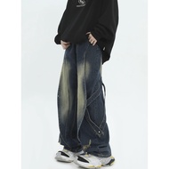 MNO.9 Men's Long Jeans G61 Y2K streetwear Vintage