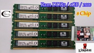 Ram Kingston 4GB รุ่นKVR16N11 DDR3 / 4GB Bus1600 Kingston // ไม่มีซิ้งระบายความร้อน