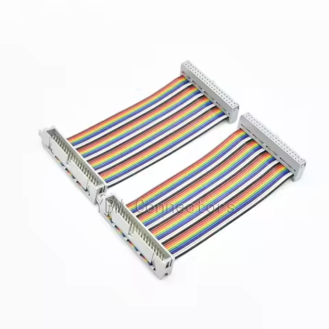 FC to DC3 2.54MM Pitch IDC Color Flat Cable LED Screen Connection JTAG Download Line 10/20/40/60/80/