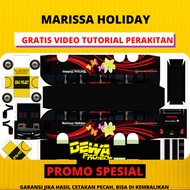 PAPERCRAFT / STIKER MINIATUR BUS & TRUK LEMBARAN DIY MARISA HOLIDAY