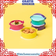 terbaru !!! tempat makan tupperware - rantang bulat tupperware fun