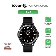 iGear Lexa Smartwatch For Your Fitness - Black [Free Strap] IGLE02