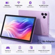 Android 15 Octa-Core 2.0GHz Tablet, 4GB+64GB/128GB, 1280*800 HD Touchscreen, 5MP+13MP Dual Camera, 6