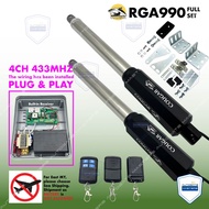 COUGAR G-RGA-990 ( 4CH 433MHZ D11  ) SWING ARM AUTOGATE ( FULL SET )