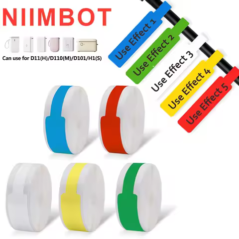 Niimbot Cable Wire Label Stickers communication room flag pigtail network Compatible With D11/ D110/