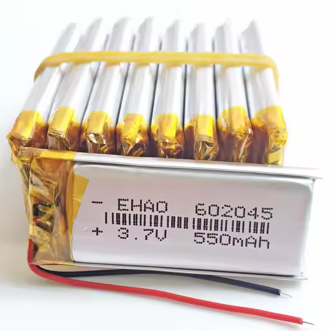 Lot 10 PCS 3.7V 550mAh Lipo Rechargeable Battery 602045 For MP3 GPS Bluetooth Recorder Headset Camer