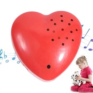 ZHUJI 20 Seconds Stuffed Animal Voice Recorder Heart Shaped Sound Box Toy Recording Device Kids Toy Recordable Buttons Plush Doll Voice Box Plush Toy