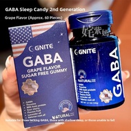GNITE GABA Sleep Soft Candy 2.0 Non-Melting Sugar-Free for Better Sleep Ammonium Butyrate Traditiona
