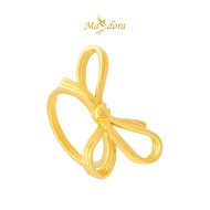 MASDORA 999 Gold Ring Rings Cincin Emas ~ Coquette Ribbon (EMAS 999/24K)
