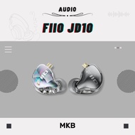 FiiO JD10 Hi-Fi Dual Cavity Design IEM Dynamic Driver Polymer Composite Diaphragm Type-C Cable (10mm