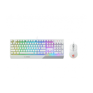 MSI GAMING KEYBOARD GK30 COMBO + GM11 WHITE (2Y) (GMK-000597)