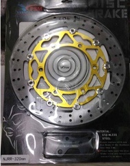 PIRINGAN CAKRAM NINJA 150 R 320MM PSM CNC PLUS BREKET PSM