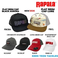 RAPALA WATERPROOF BALL /CRUSHCITY SNAPBACK/LONG BRIM CAP/ FLAT BRIM CAP