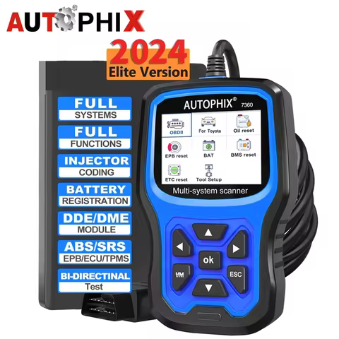 Autophix 7360 For TOYOTA All System Diagnostic OBD2 Scanner TPMS D.PF Oil Reset OBD2 Scanner Diagnos