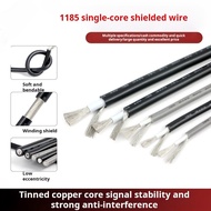 28AWG --12AWG 1185 single core tinned copper shielded wire wrapped shielded wire audio wire 24/22/20