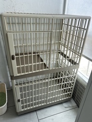 兩層寵物籠 貓狗籠 組合式籠