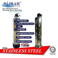 #HijrahHalal #BMF Penapis Air Luar Dalam Halal Hijrah Water - 7 Layer Hijrah Outdoor Filter Stainles