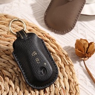 Customized Key Case Suitable For Mercedes-Benz E300 Key Cover GLC260L Handmade Leather Car Protectio