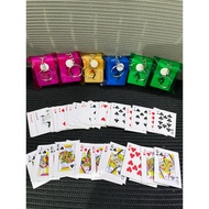 GANTUNGAN Poker Cards Mini Playing Cards Keychain Mini Playing Cards 3x4cm Contents 54 Cards Includi