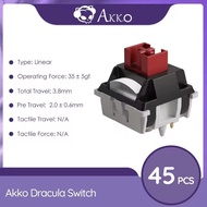 Akko V3 Pro Cream Yellow/V3 Pro Cream Blue Switch 5 Pin 50gf Linear Switchwith Dustproof Stem Compat