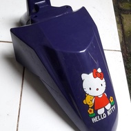 Second Spakbor Depan Beat FI 2013 Ungu Hello Kitty Original Honda (lepasan dari body motor)