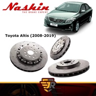 Nashin Oversized Disc Rotor Kit (Rear) - Toyota Altis (2008-2019)