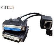 RJ45 Signal Wire Adapter ILDA to DB25 Male/Female Connector Set Network Cable Conversion