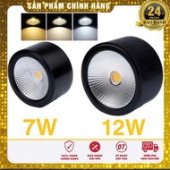 Ceiling tube light 7w - 12w, 3 light colors.=>