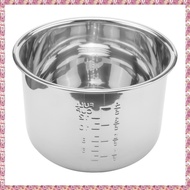 [W Y D H] 6L Pressure Cooker Inner Pot Rice Pressure Cooker Liner Stainless Steel Inner Pot Minute P