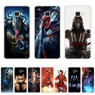 B17-Marvel Heroes theme Case TPU Soft Silicon Protecitve Shell Phone Cover casing For Samsung Galaxy c5/c5 pro/c7/c7 pro/c9 pro