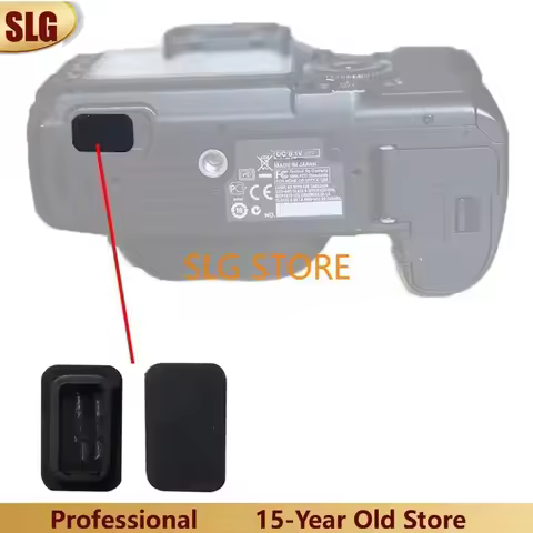 2piece New rubber for Canon EOS 5D2 5D Mark II 5DII 40D 50D 7D bottom leather plug decorative interf