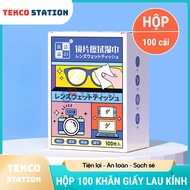 Box of 100 Nano Glasses Wipes - Anti-Dust Glasses Wipes