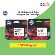 ORIGINAL Ink Cartridge HP 680 Black F6V27AA / Tri-Colour F6V26AA / Combo / 1110 1115 2135 3635 4675 4678