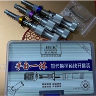 HUK Premium Plum Blossom Set (3-Piece) 7.0mm, 7.5mm, 7.8mm Seven-Point Star Plum Blossom Tools Exten