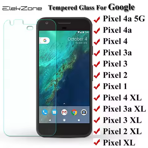 Tempered Glass For Google Pixel 4A 5G 6 5 9H Premium Protective Glass for Pixel 4 3 3a 2 XL 3xl 3axl