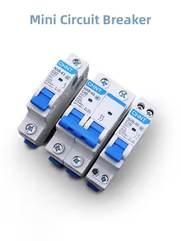 CHINT NXB-63 1P 2P 3P 4P C1 2 3 4 6 10 16 20 25 32 40 50 63 Circuit Breaker DIN Rail Mounting Miniat