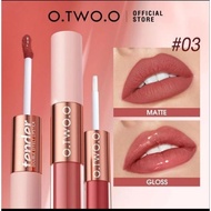 O TWO O DOUBLE EFFECT MATTE & GLOSS LIPSTICK