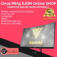 GAMDIAS Atlas DHD32C "31.5 Curved 240hz VA Gaming Monitor