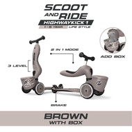 Scoot And Ride Highway Kick 1 Lifestyle รุ่นใหม่! มาพร้อมลวดลายกราฟฟิคสุดเท่ พร้อมกล่องเก็บของด้านหน